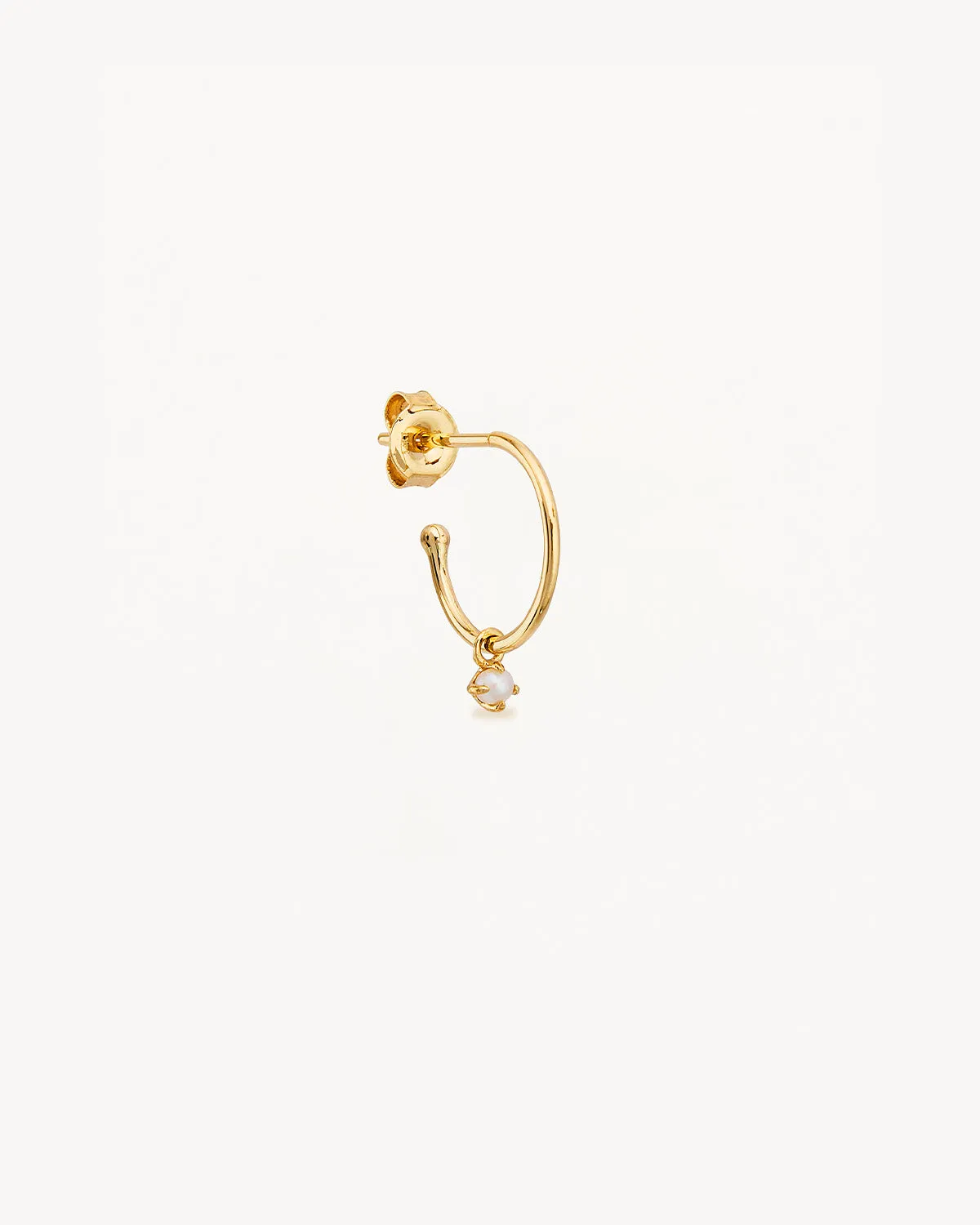 14k Solid Gold Tranquillity Hoop