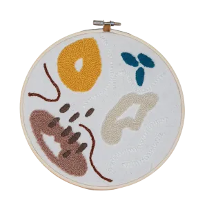 16CM Embroidered Hoop Organic