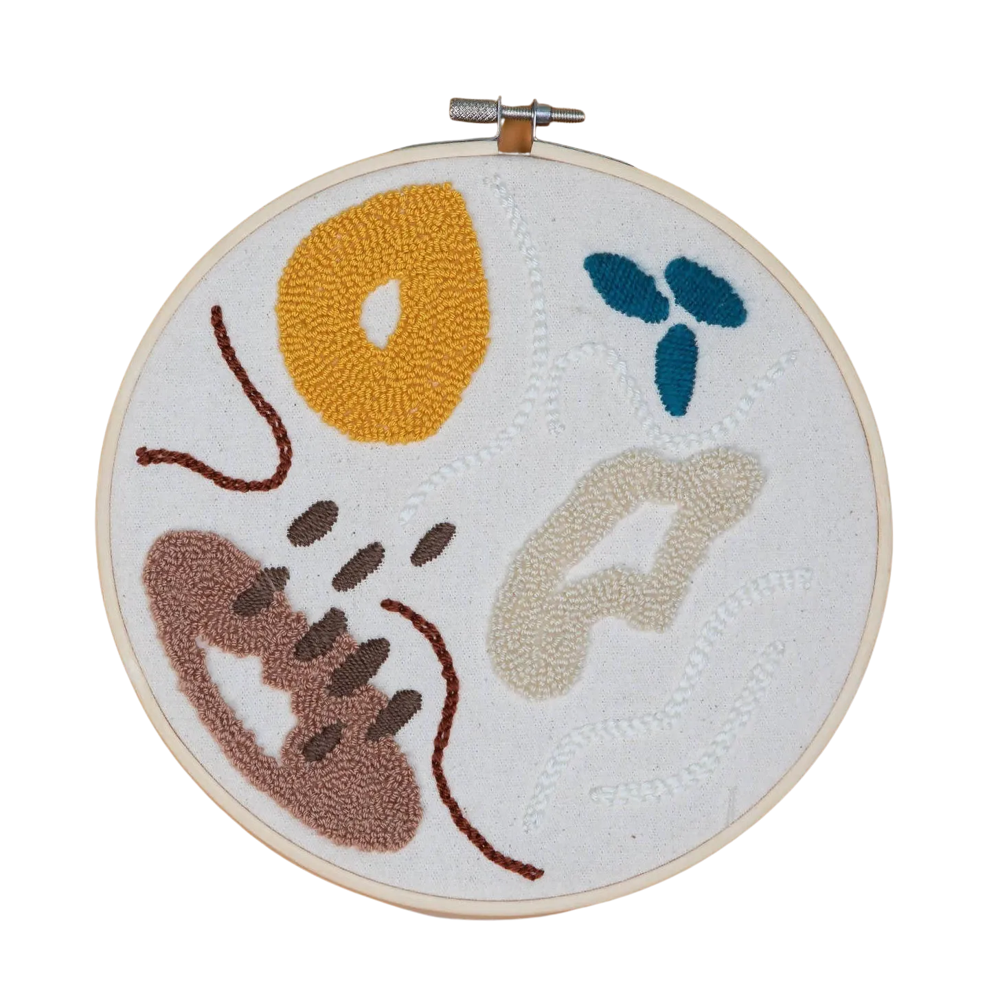 16CM Embroidered Hoop Organic