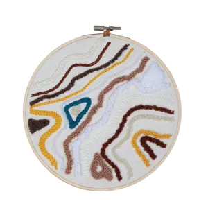 18CM Embroidered Hoop Organic