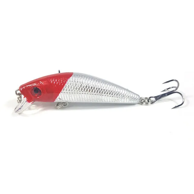 1Pcs Fishing lure iscas artificiais para pesca 6# Hooks 7cm 8.5g Minnow wobbler crankbait swimbait Hard Lures Fishing tackle WQ9