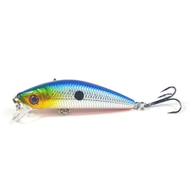 1Pcs Fishing lure iscas artificiais para pesca 6# Hooks 7cm 8.5g Minnow wobbler crankbait swimbait Hard Lures Fishing tackle WQ9