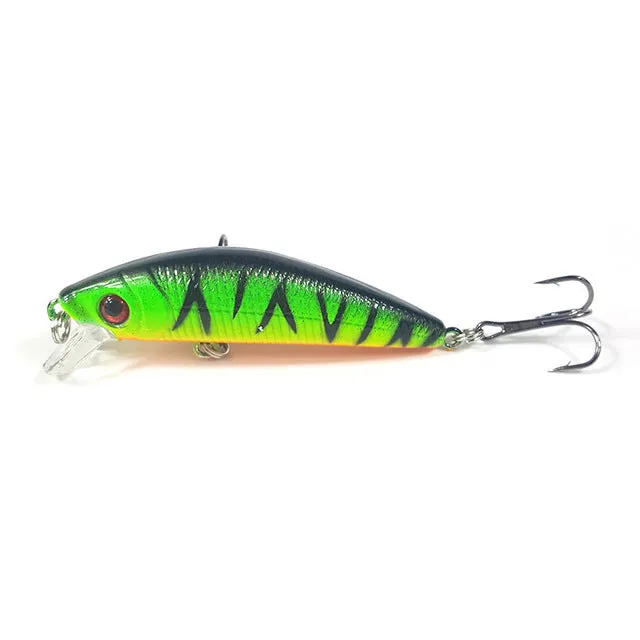 1Pcs Fishing lure iscas artificiais para pesca 6# Hooks 7cm 8.5g Minnow wobbler crankbait swimbait Hard Lures Fishing tackle WQ9