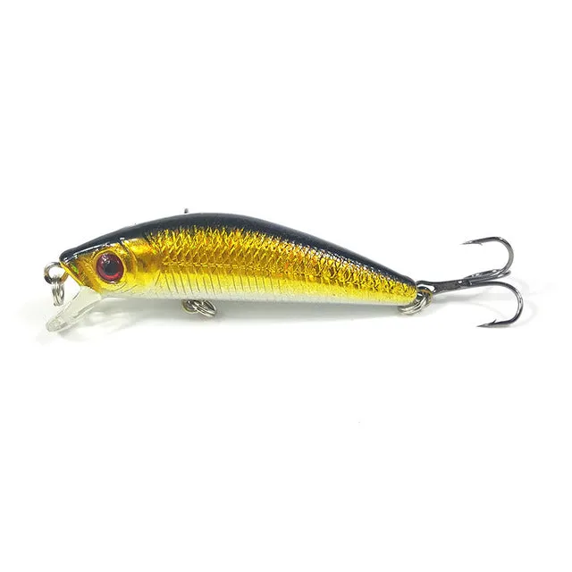 1Pcs Fishing lure iscas artificiais para pesca 6# Hooks 7cm 8.5g Minnow wobbler crankbait swimbait Hard Lures Fishing tackle WQ9