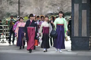 210-HAKAMA-2401: Vintage Japanese Woman's Hakama, by Garment