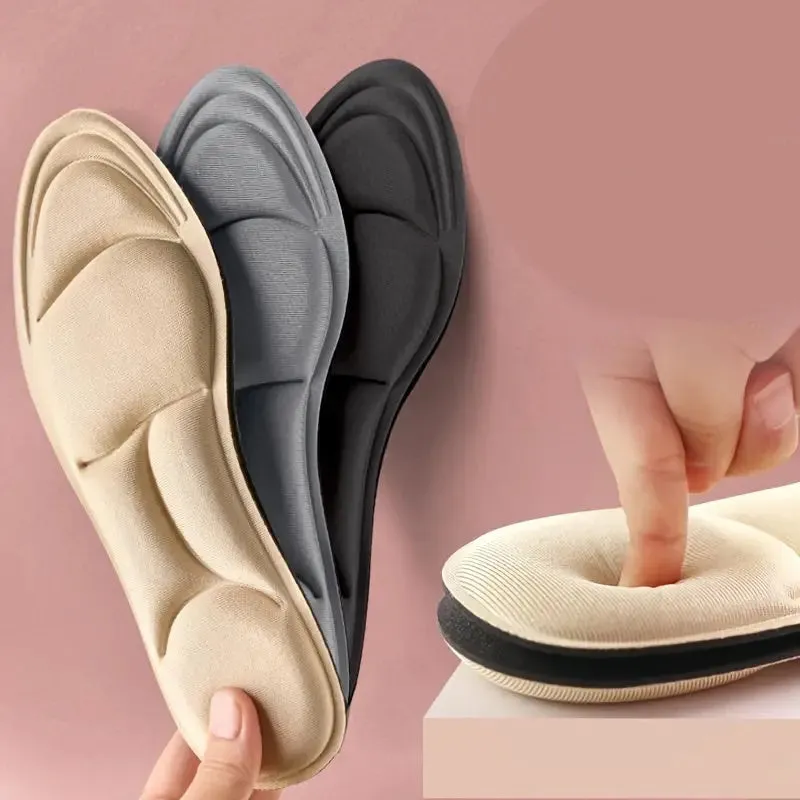 5D Sponge Barefoot Comfort Arch Support Shoes Insoles and High Heel Inserts