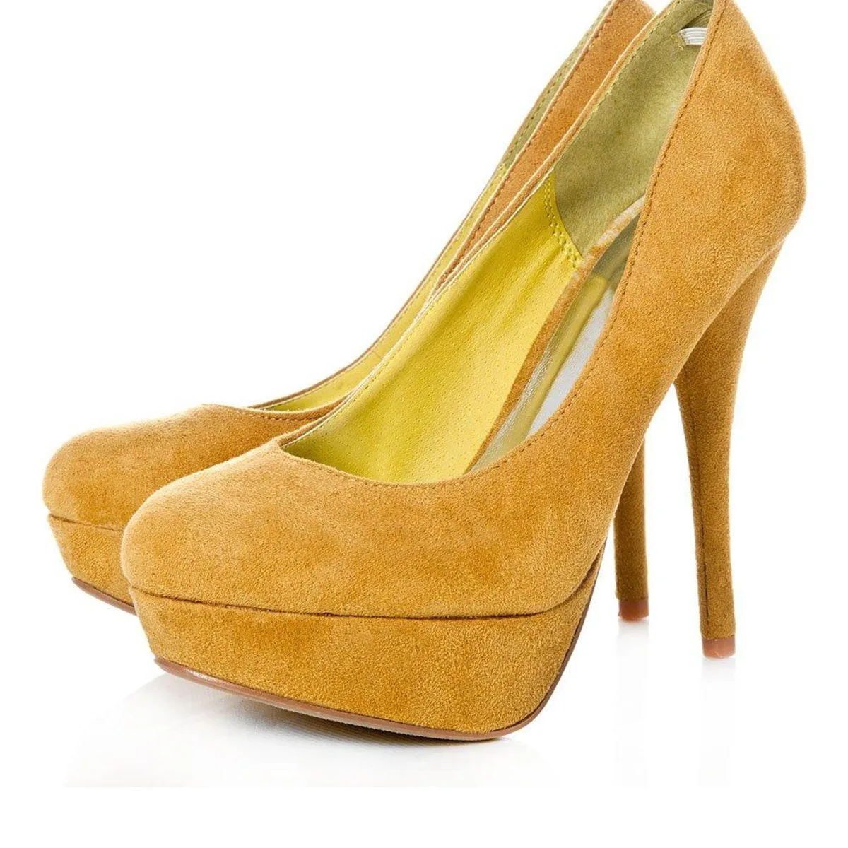 AAINA  Round Toe Concealed Platform High Heel Court Shoe