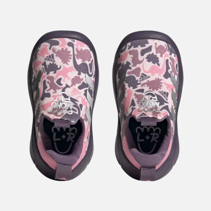 Adidas Monofit Slip on Kids Unisex Shoes (0-3 Years) -Clear Pink/Silver Metallic/Wonder Orchid