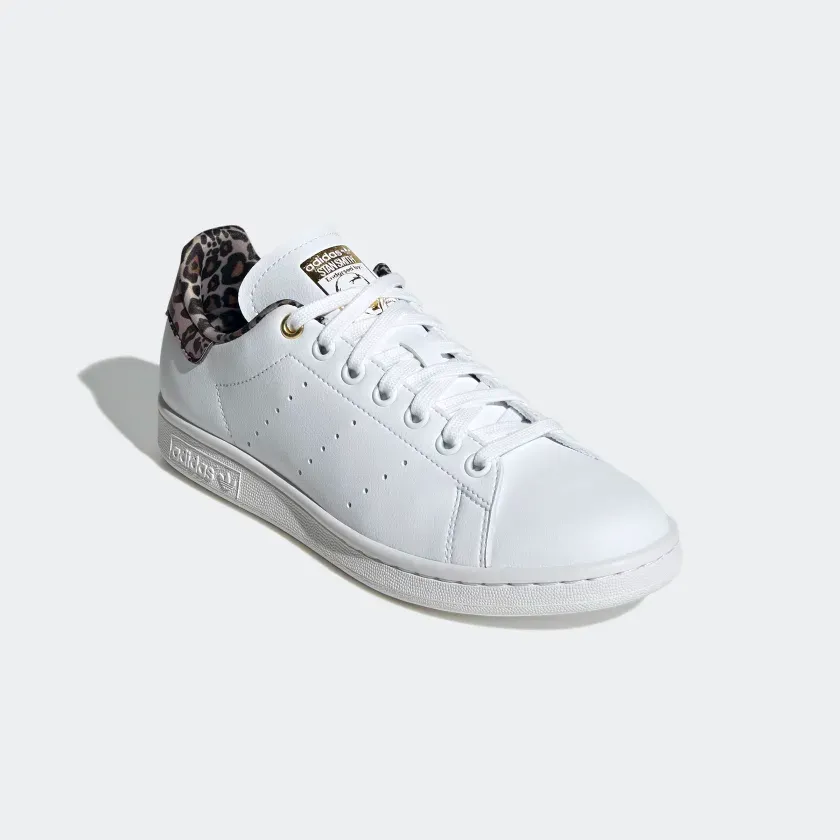 Adidas Women's Stan Smith Shoes - Cloud White / Wild Brown / Gold Metallic