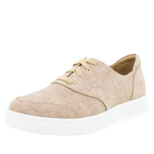 Alegria Men's Flexer Tan Denim Shoe