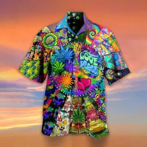 Aloha Hawaiian Men's 3D Print Camp Shirt for Summer Vacations