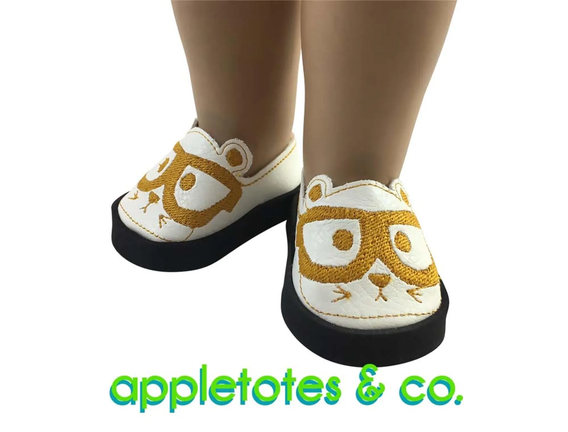 Animal Flats Collection ITH Embroidery Patterns for 18 Inch Dolls