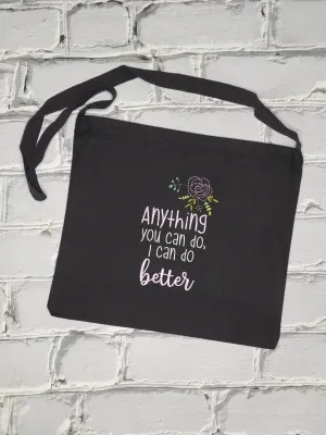 Anything you do I can do better machine embroidery design (4 sizes included) DIGITAL DOWNLOAD