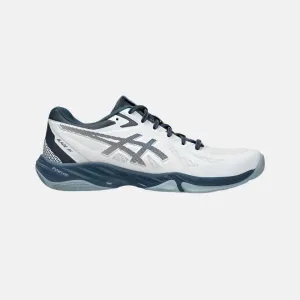 Asics Blade FF Men's Badminton Shoes -White/Vintage Indigo