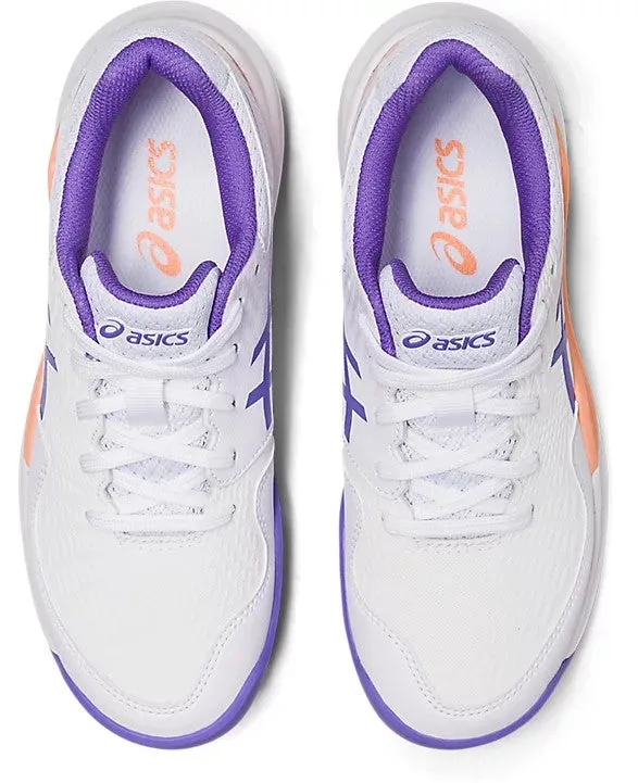 Asics Gel-Resolution 9 GS White/Amethyst Youth Tennis Shoes