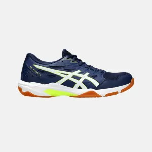 Asics GEL-ROCKET 11 Men's Badminton Shoes -Blue Expanse/Safety Yellow