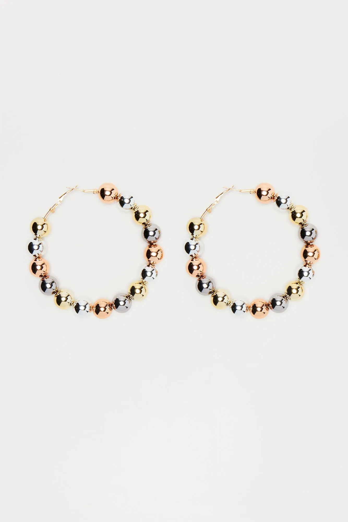 Balls In My Court Earrings - Gold/Multi