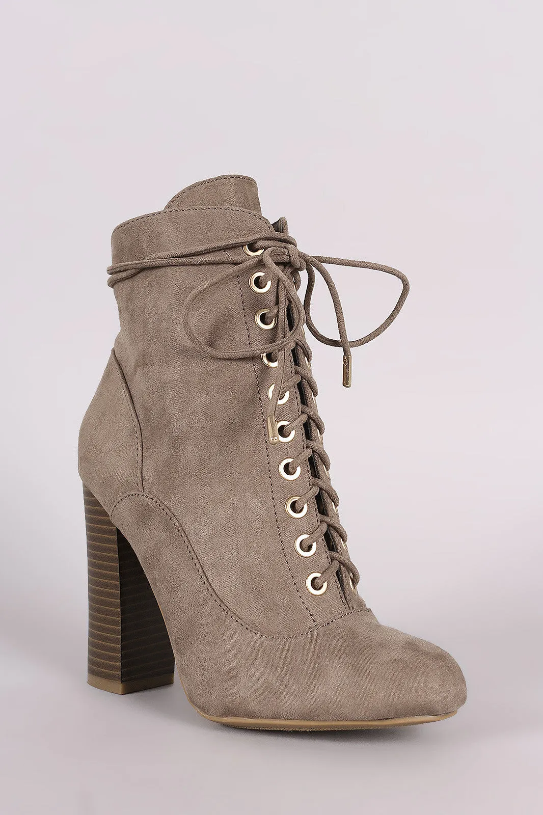 Bam-  Chunky Heeled Ankle Boots