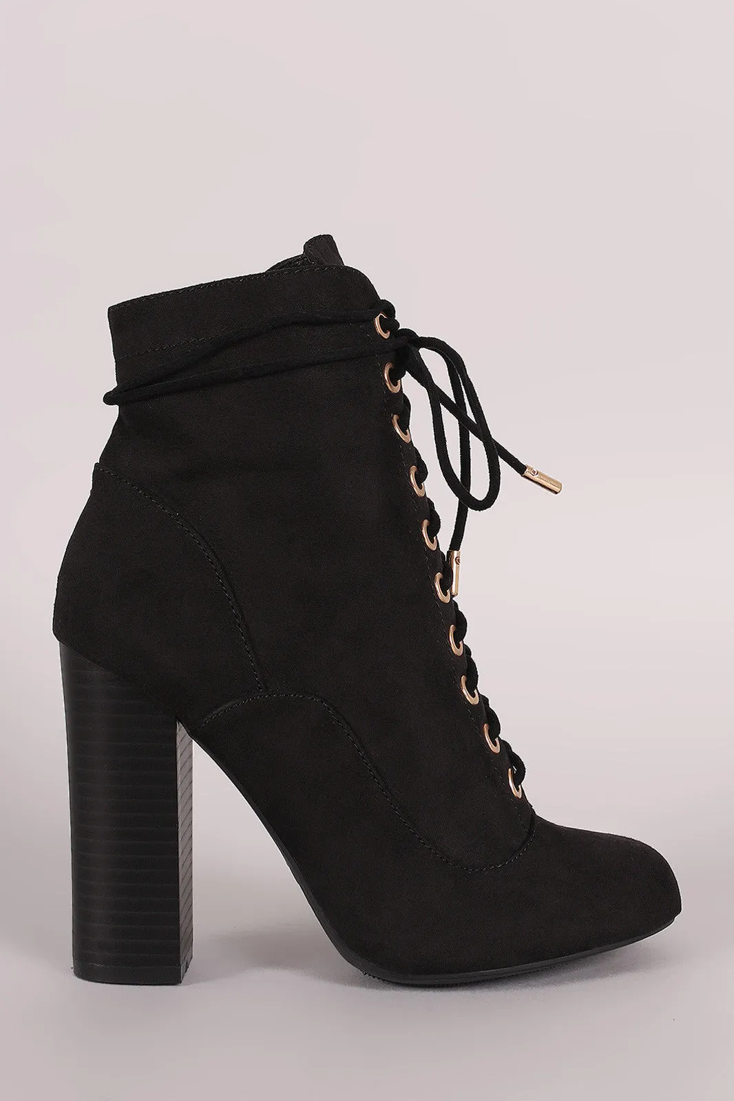 Bam-  Chunky Heeled Ankle Boots