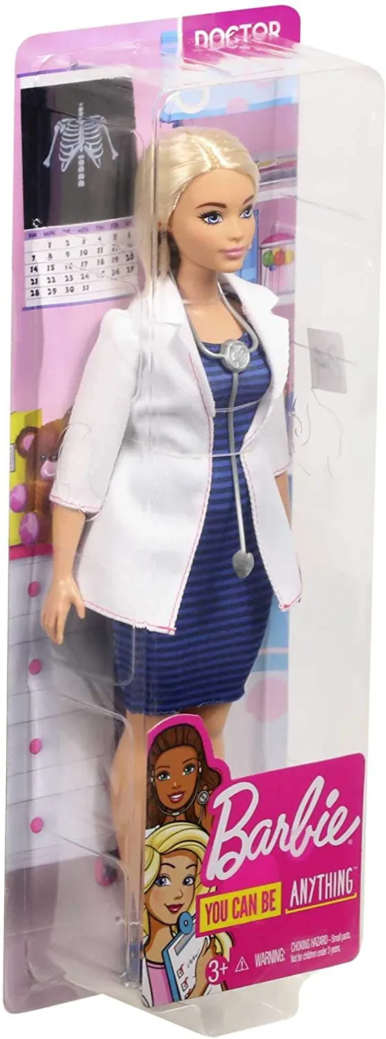 Barbie Careers Doctor Doll -  Blonde Hair with Stethoscope