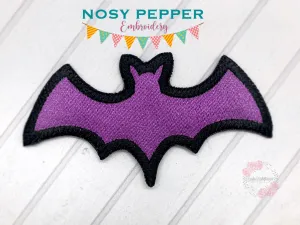 Bat Patch (2 sizes included) machine embroidery design DIGITAL DOWNLOAD