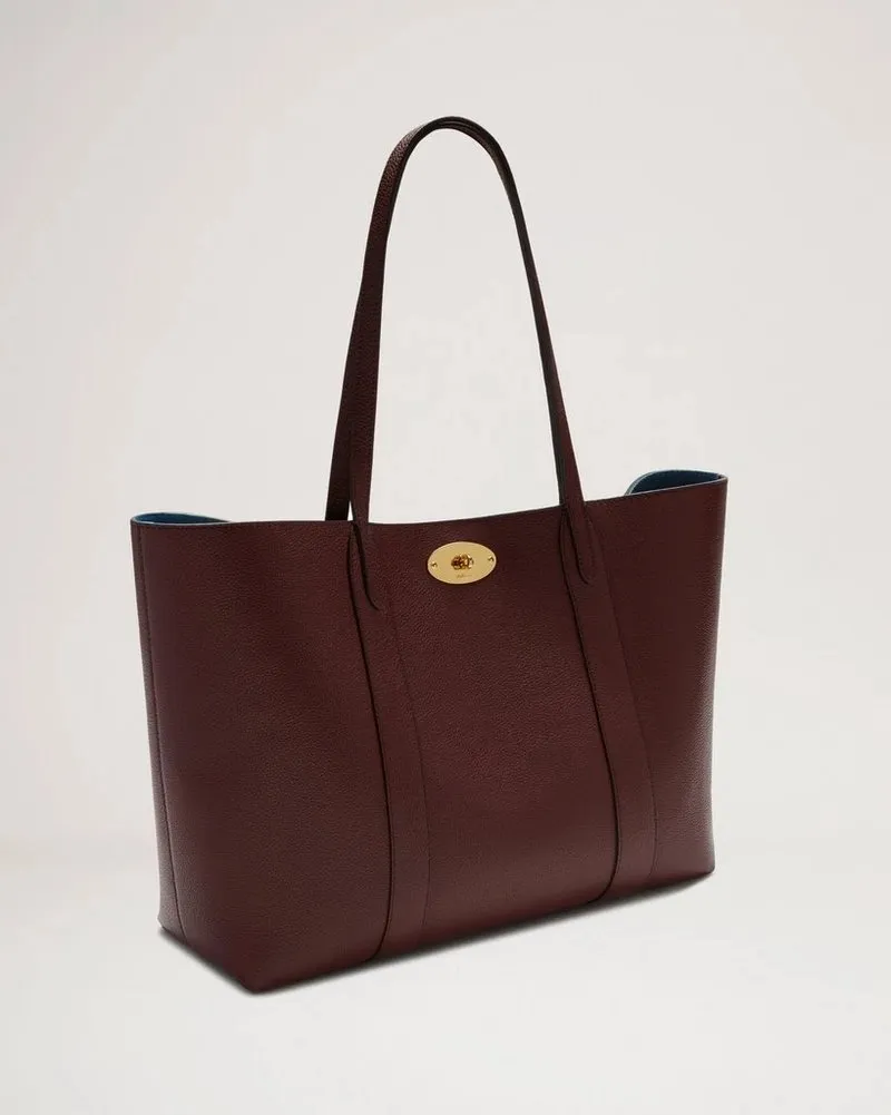 Bayswater Tote Small Classic Grain (Burgundy)