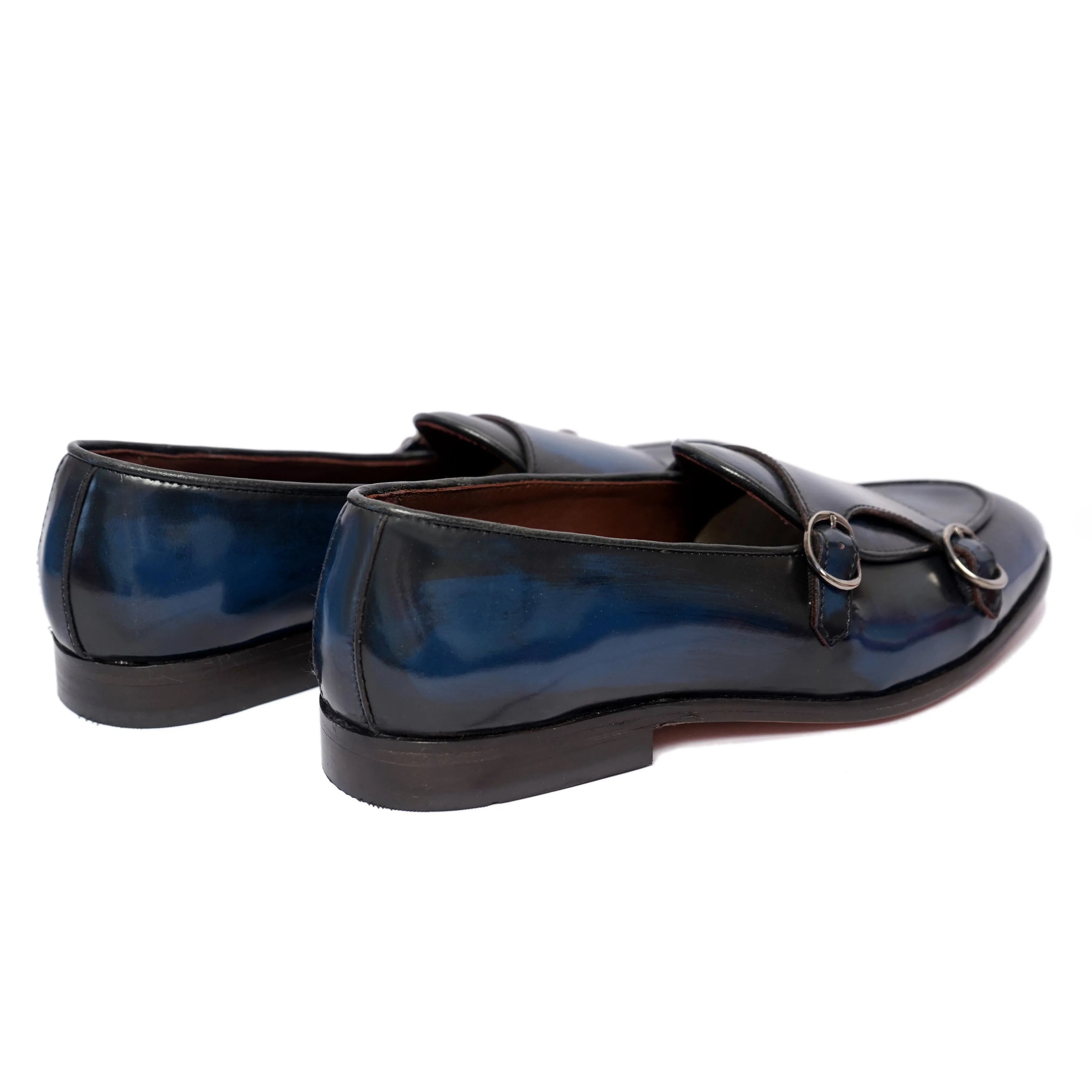 Belgian Monk Strap Blue