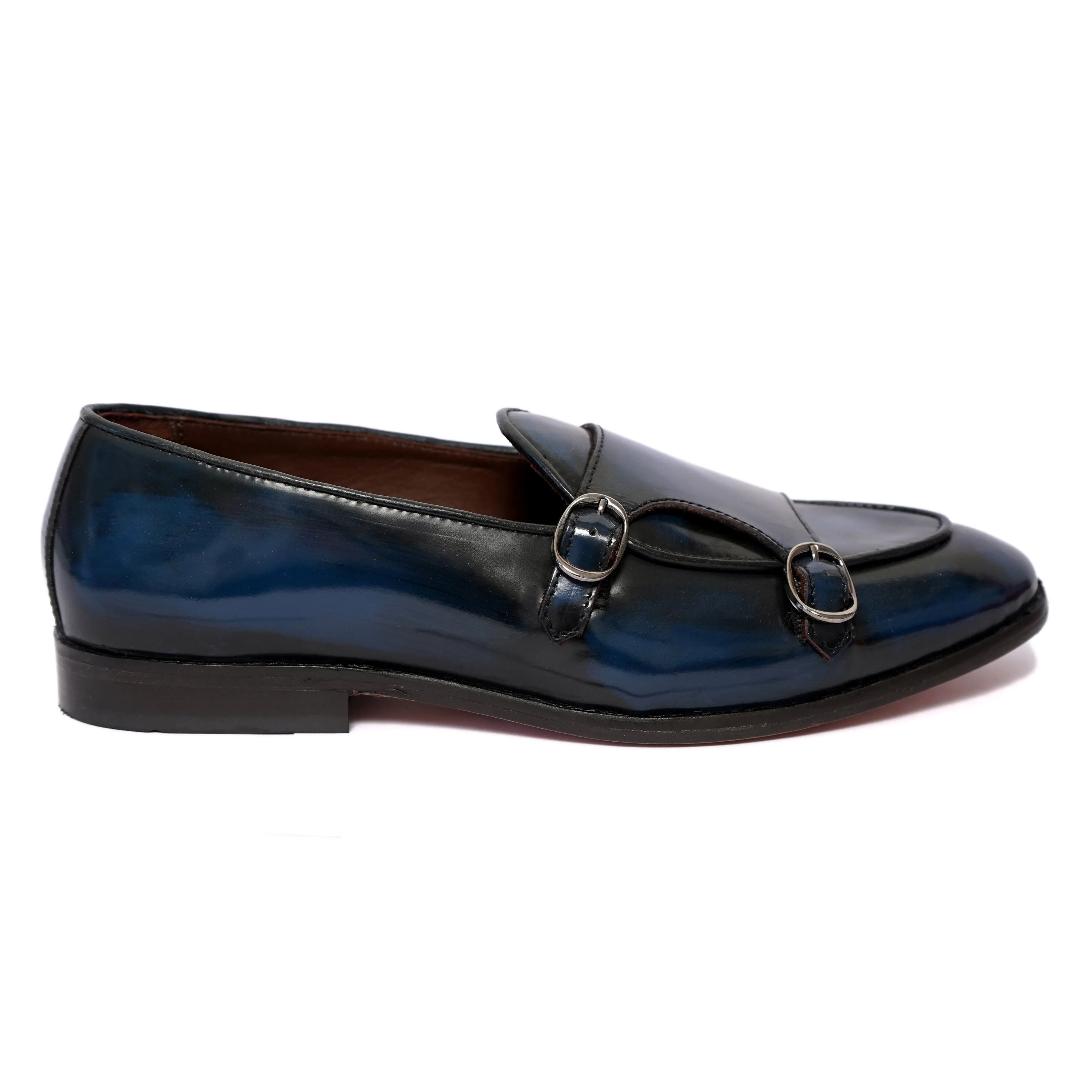 Belgian Monk Strap Blue