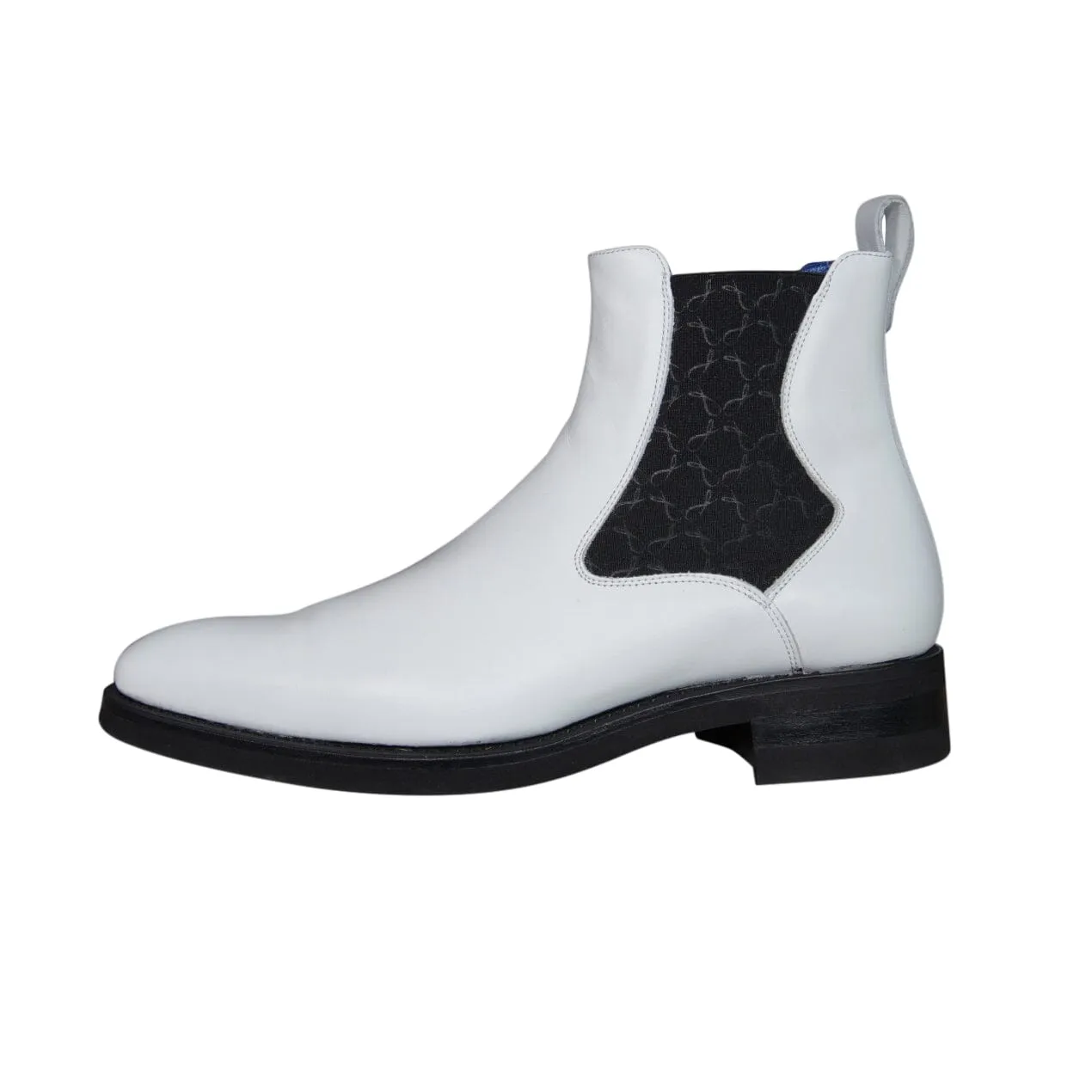 Bianco Chelsea Boots