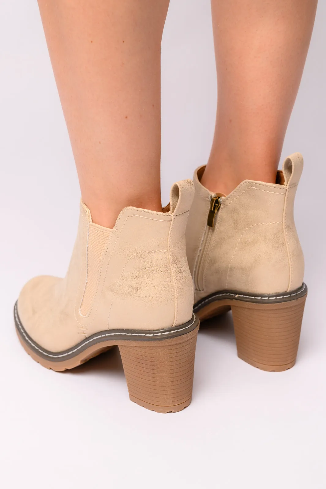 Bite Me Bootie in Gold - CORKYS