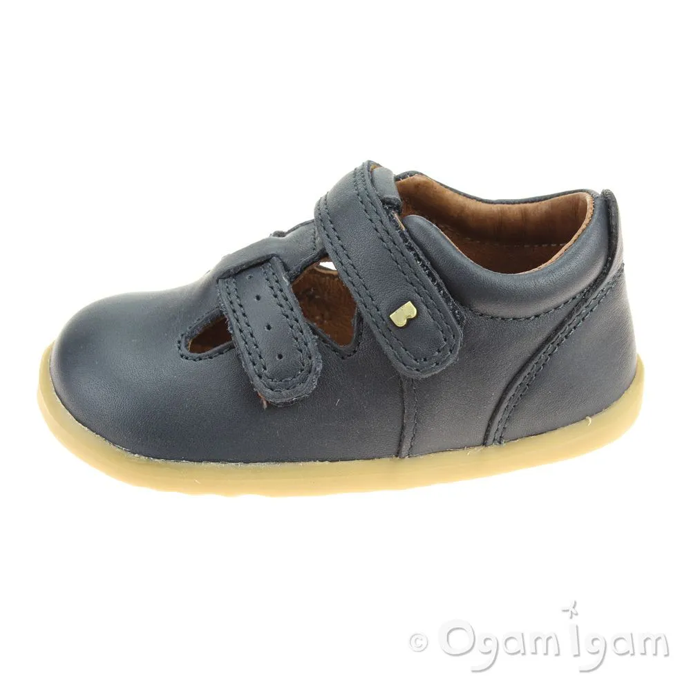 Bobux Jack and Jill Infants Navy Shoe