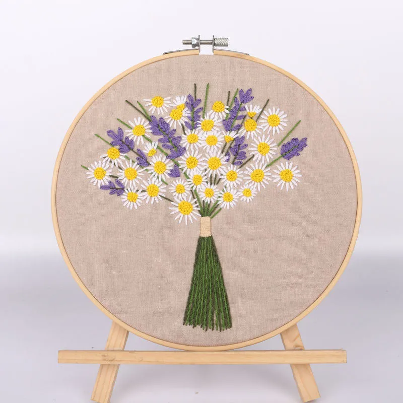 Botanical garden Hand Embroidery DIY Kit 20cm