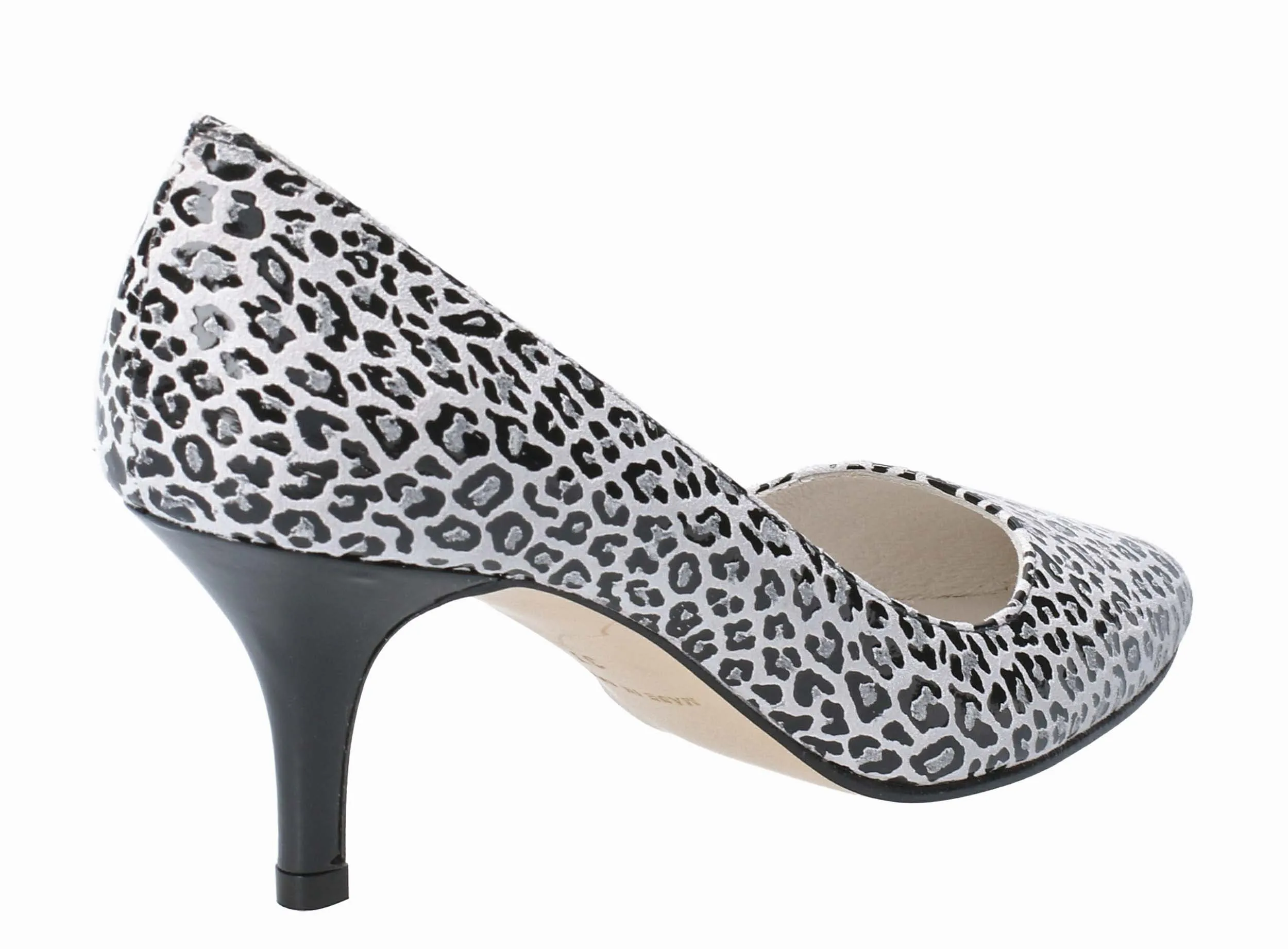 Cefalu Isa Womens Animal Print Suede Dress Court Shoe