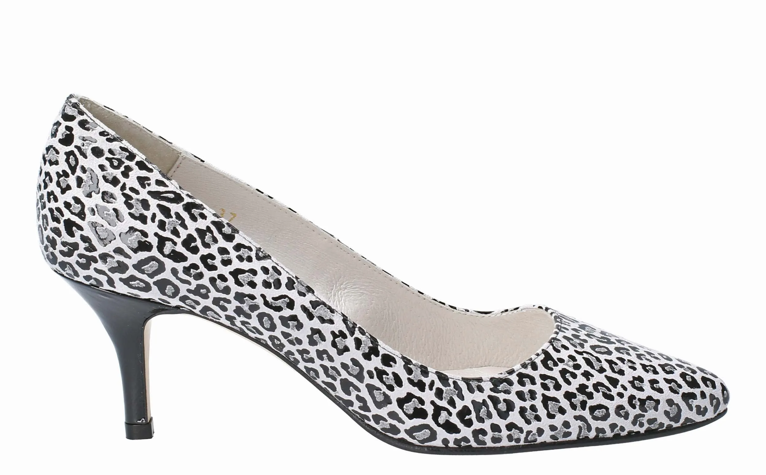 Cefalu Isa Womens Animal Print Suede Dress Court Shoe