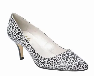 Cefalu Isa Womens Animal Print Suede Dress Court Shoe