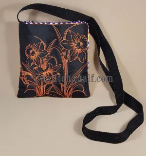 Chalk Board Daffodil Cross Body Bag