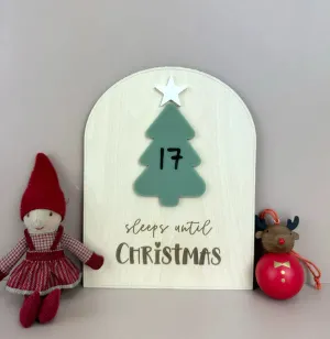 Christmas Sleeps Countdown Board