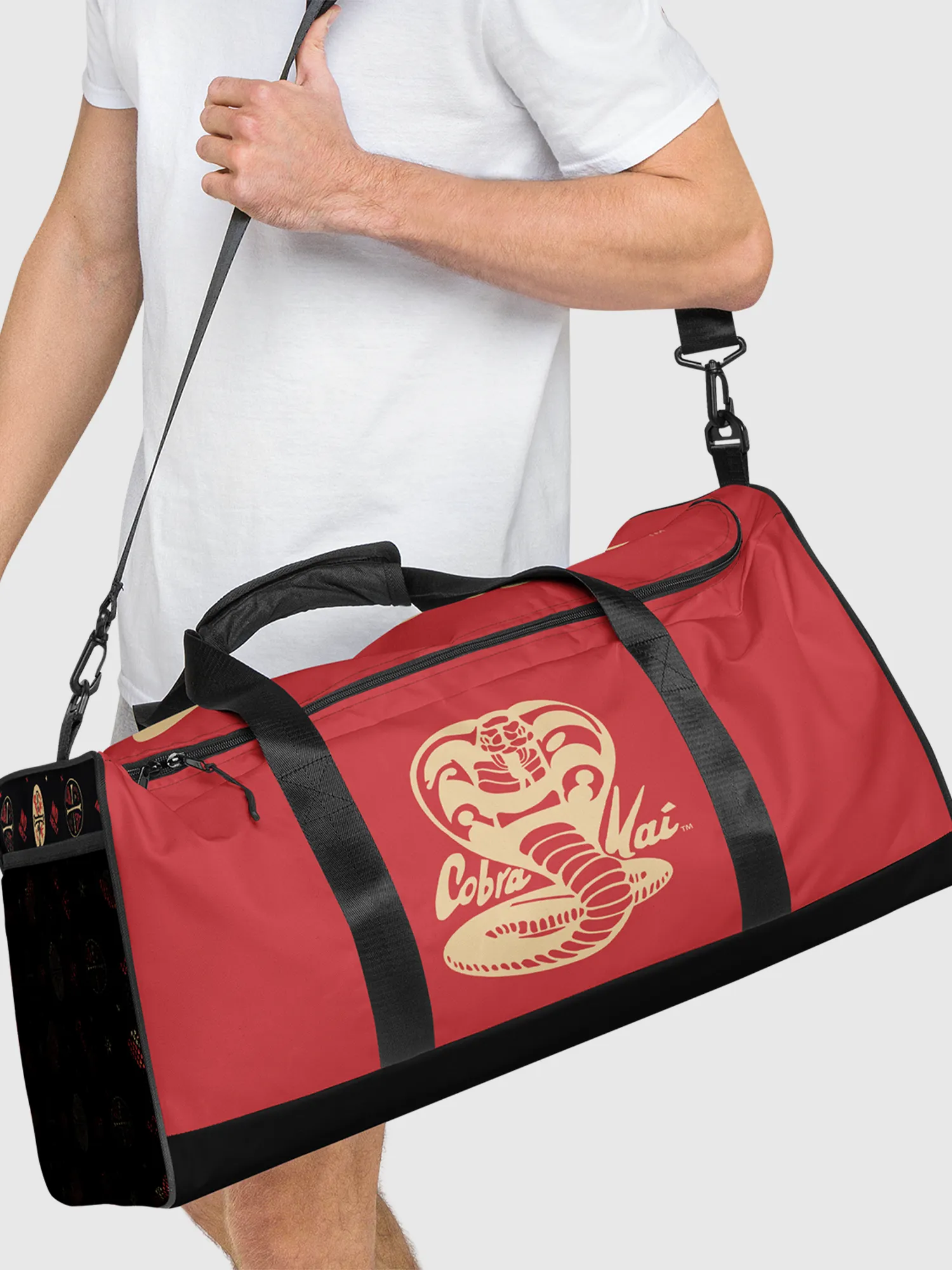 Cobra Kai Never Dies Duffle Bag