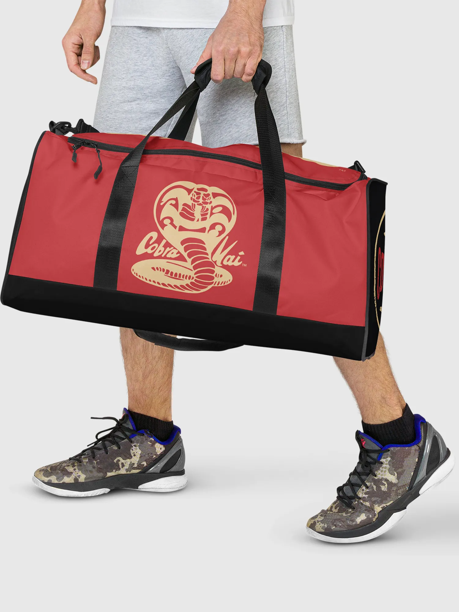 Cobra Kai Never Dies Duffle Bag