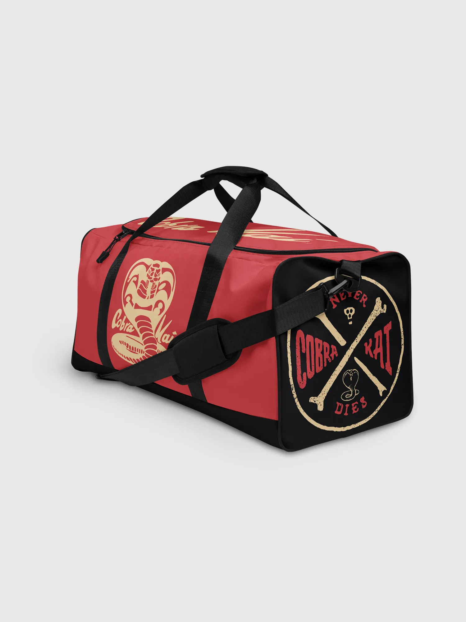 Cobra Kai Never Dies Duffle Bag