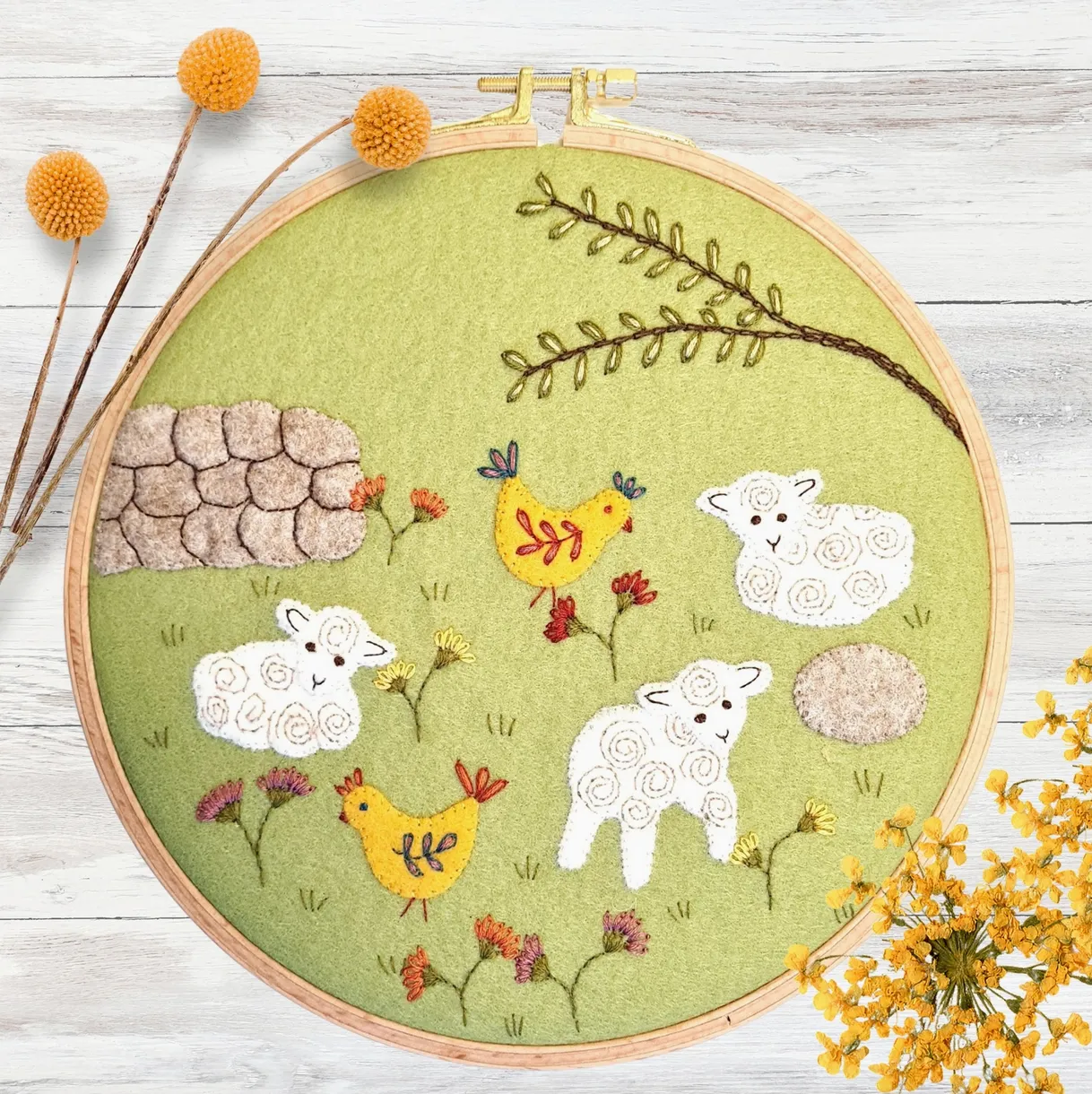 Corrine Lapierre | Applique Embroidery Kit - Playing in the Meadow