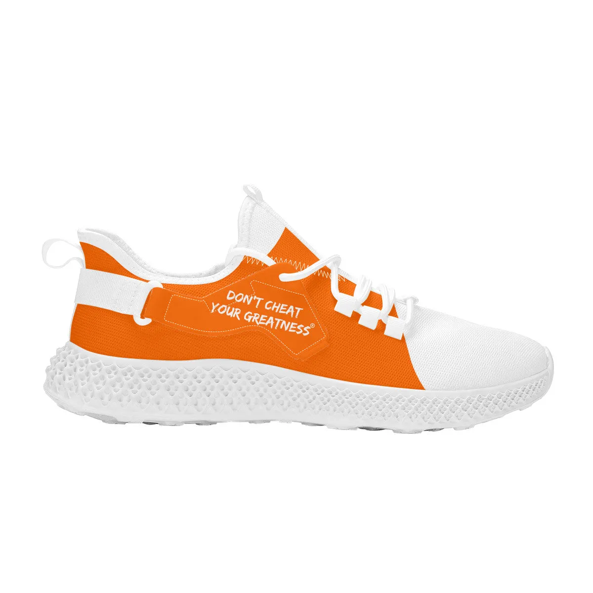 DCYG White & Neon Orange NP5 Mesh Knit Shoes Mens up to size 11 only