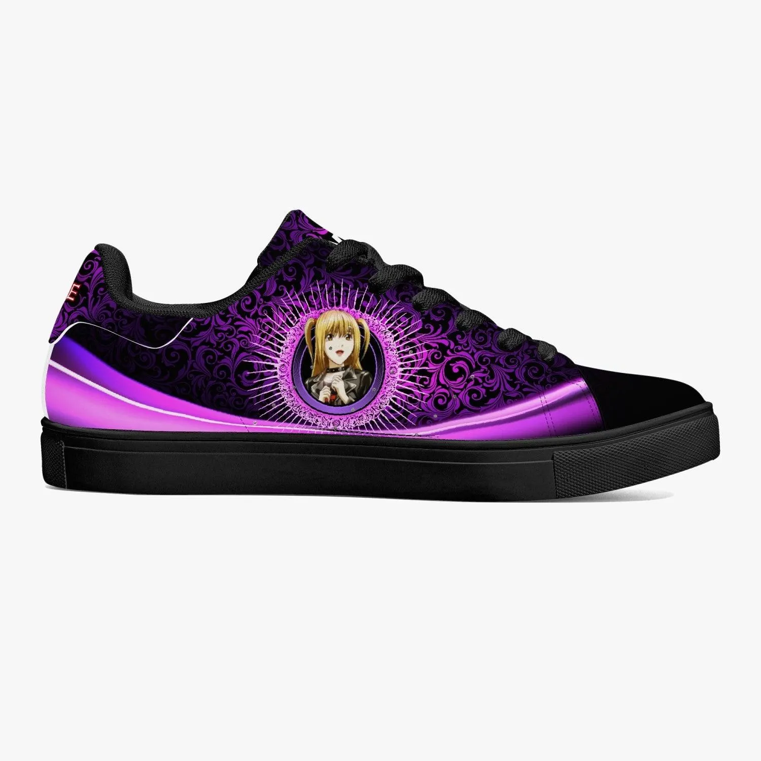 Death Note Misa Purple Skate Anime Shoes