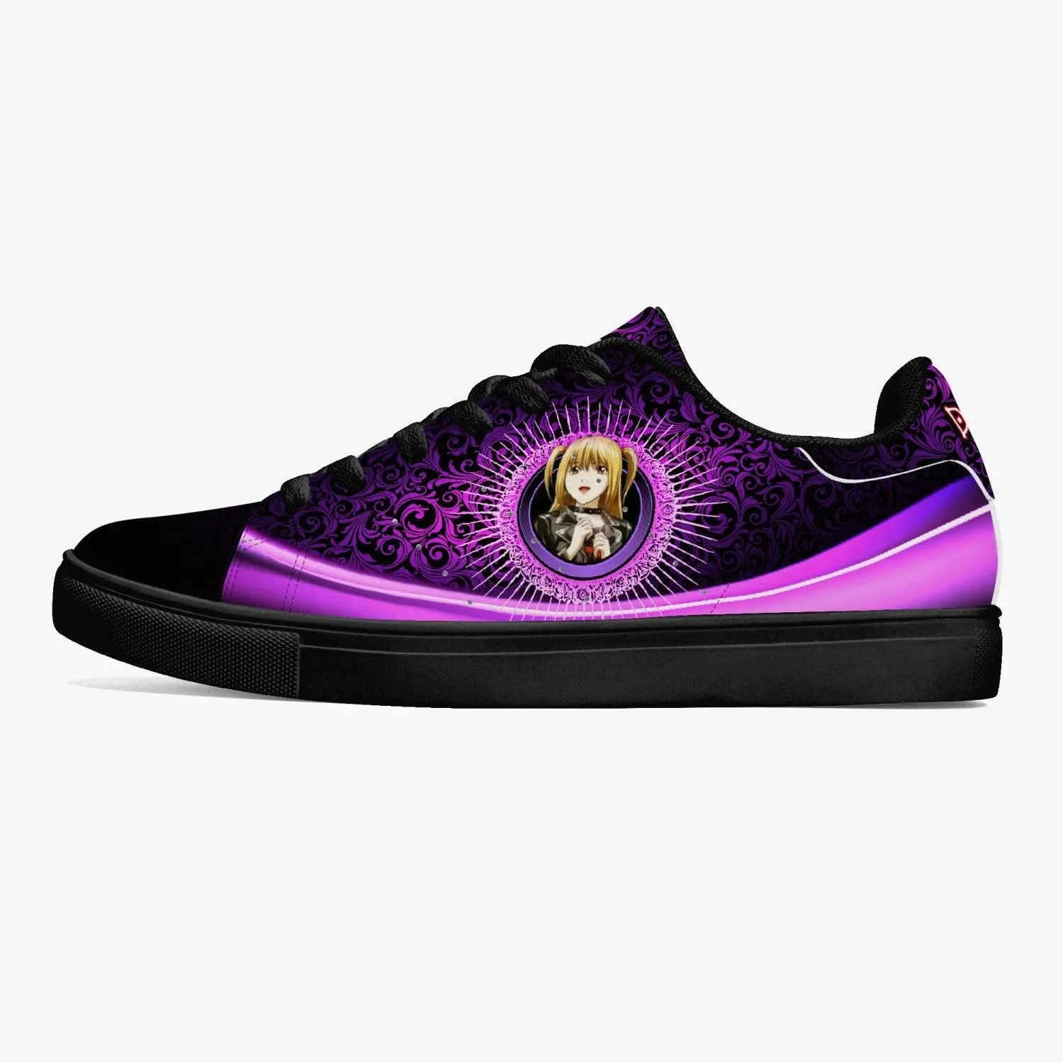 Death Note Misa Purple Skate Anime Shoes