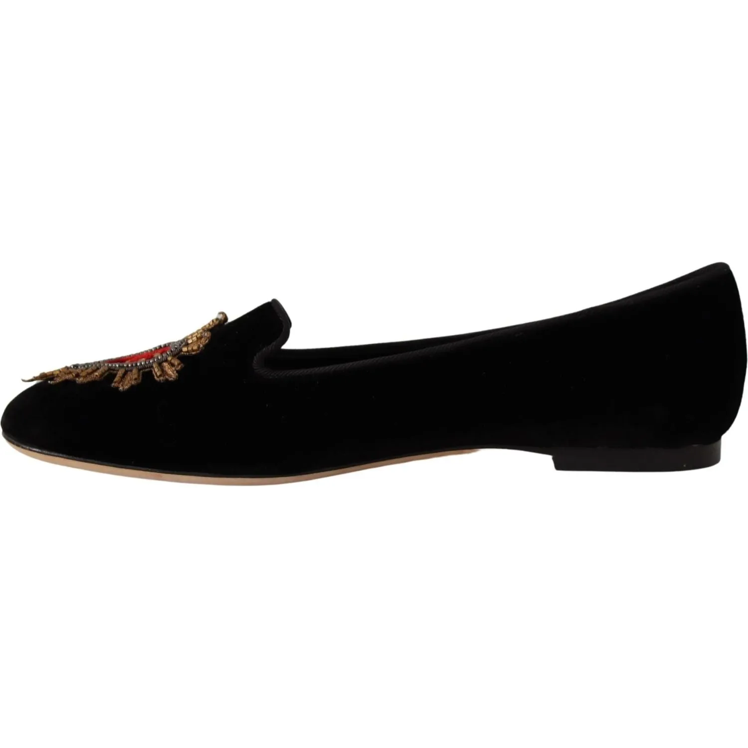 Dolce & Gabbana Elegant Patent Leather Flat Shoes