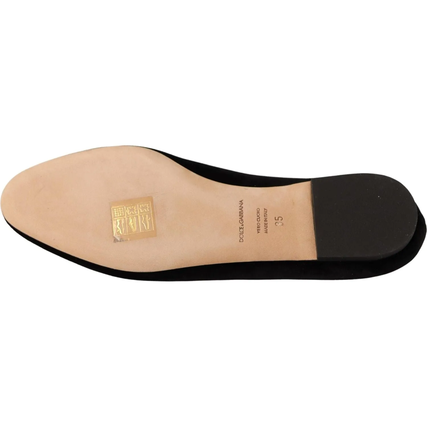 Dolce & Gabbana Elegant Patent Leather Flat Shoes