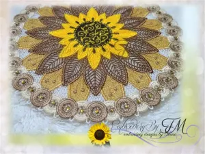 Dream catcher sunflower FSL/ Five sizes