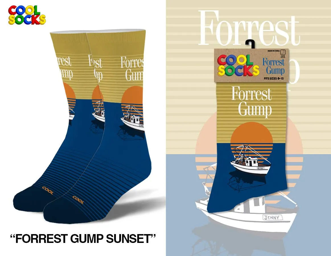 Forrest Gump Sunset - Mens Crew Folded