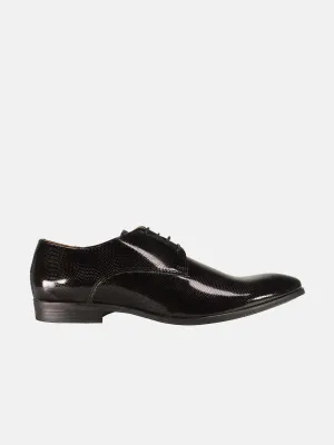 Franzini Men Formal Shoes in Black Leather