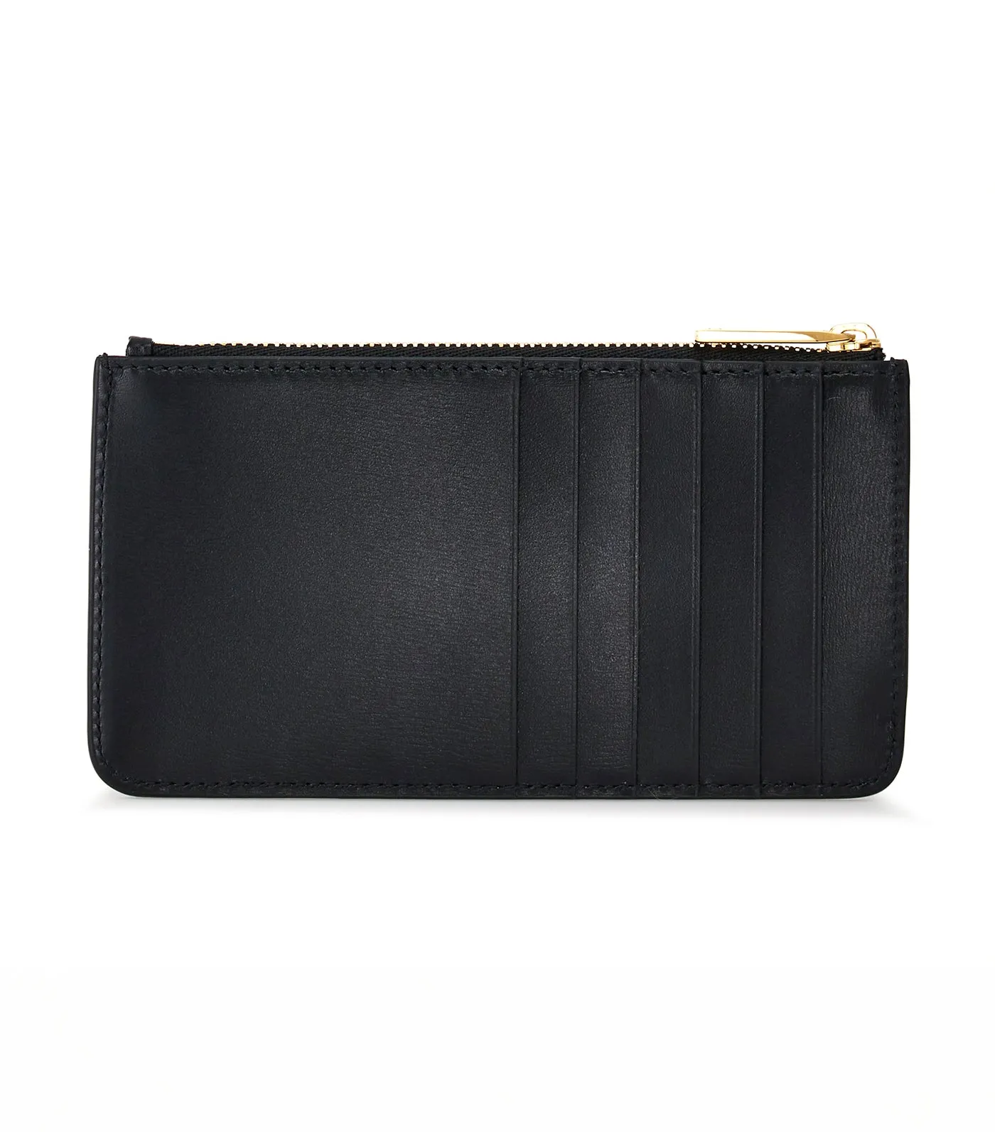 Gancini Credit Card Holder Black/Flame Red